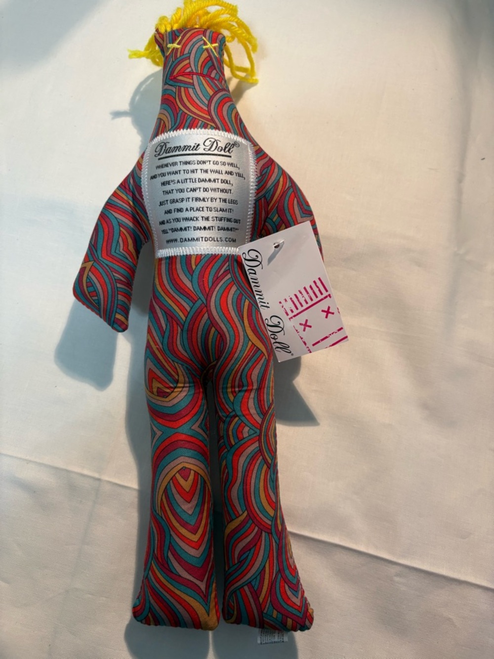 Dammit Doll Colorful Design Stress Relief Toy 12” New With Tag